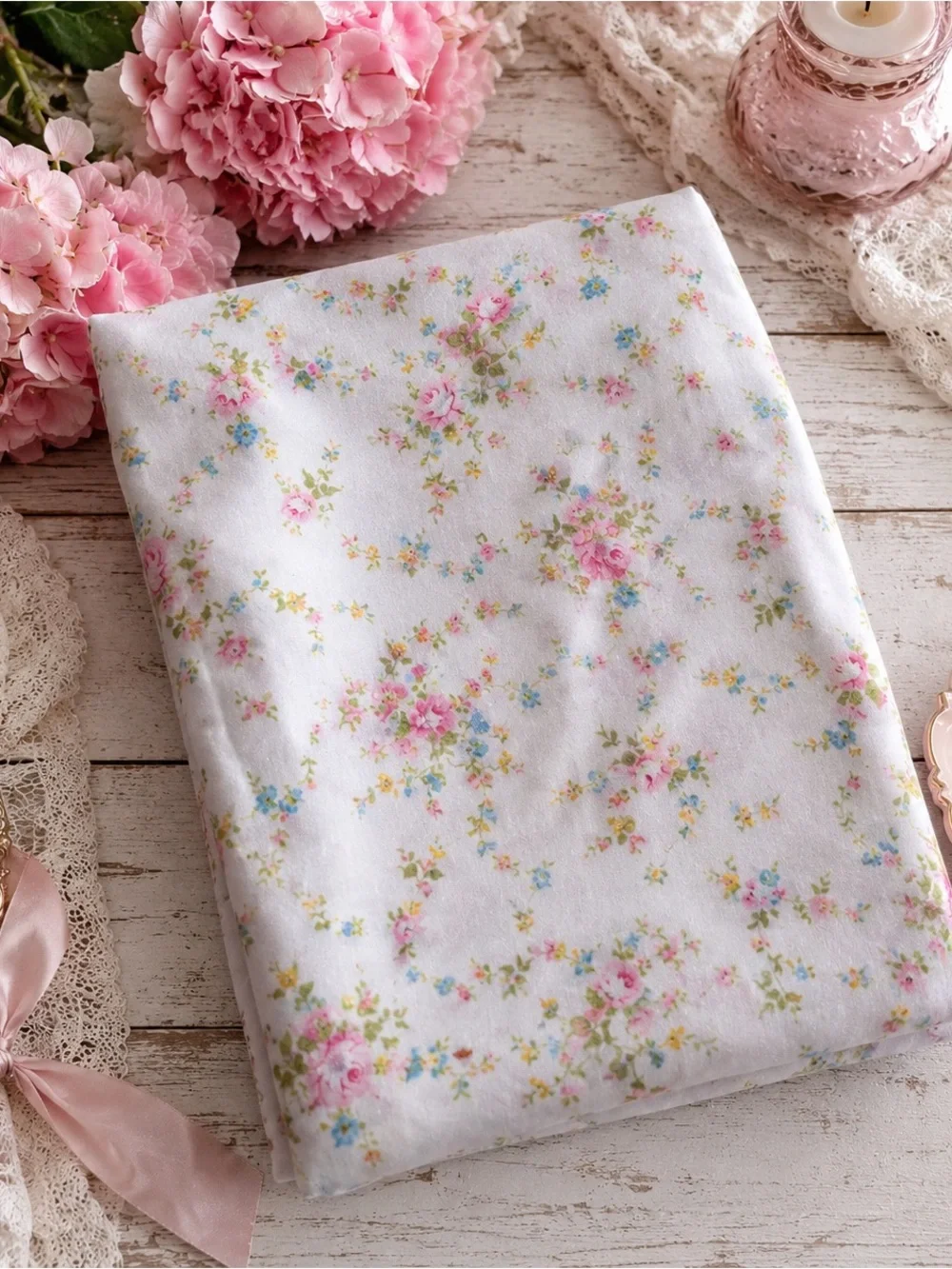 Vintage Floral Fitted Sheet